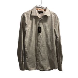 Serica Classic Size 17 34/35 Long Sleeve Tan NWT